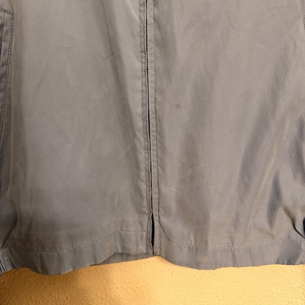 Vintage Folio New York Saks Fifth Avenue Blue Zip Up Jacket Mens L Harrington - Picture 15 of 16